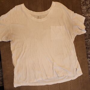 Lou & Grey White Short Sleeve Tee